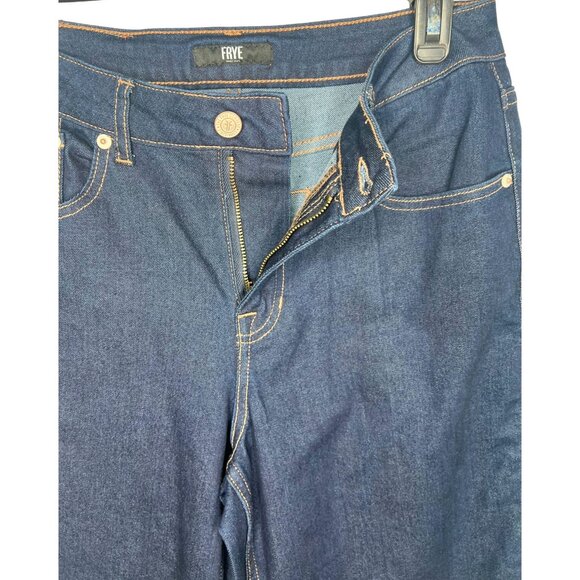 Frye Womens Blue Denim Flared Jeans Size 27 - Picture 13 of 14